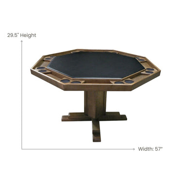 Poker Dining Table Mapleton, Octagonal, 57